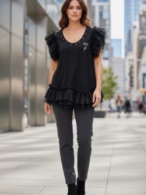 TOP FLU FLI TACHUELAS DORADA