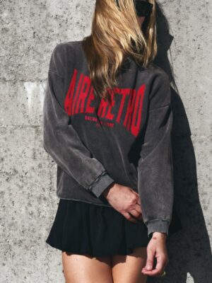 SUDADERA FADE OUT "AIRE RETRO . CAVIAR"