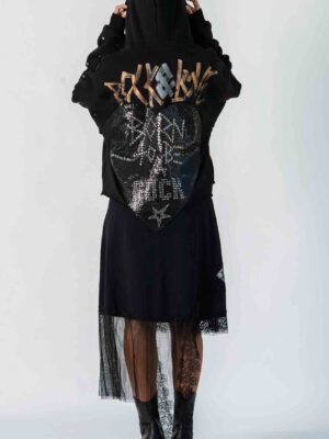 SUDADERA BE YOU–HOODIE CON CREMALLERA