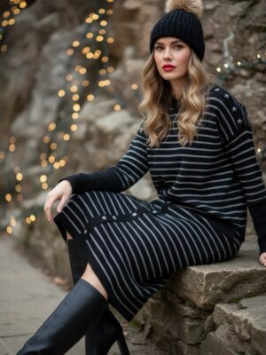 JERSEY RAYAS ESTRELLAS PUNTO NEGRO