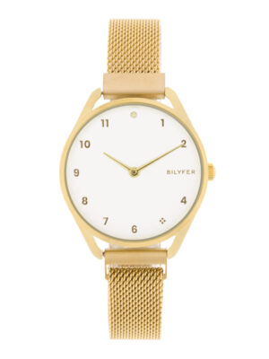 RELOJ BILYFER DORADO CON BRILLANTE