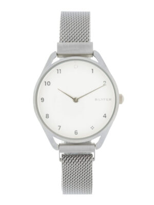 RELOJ BILYFER PLATEADO CON BRILLANTE