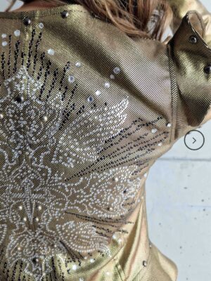 CHAQUETA EFFIE DORADA