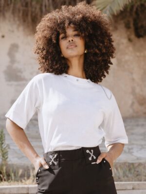 Camiseta CADENA Blanca