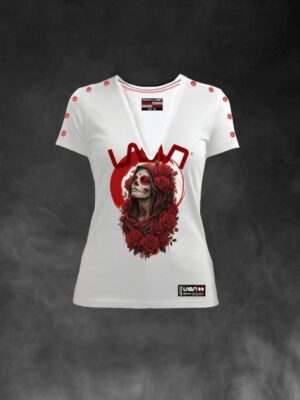 Camiseta FLOWERS blanca