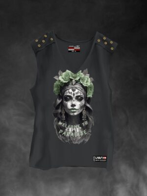 Camiseta WELCOME gris oscuro