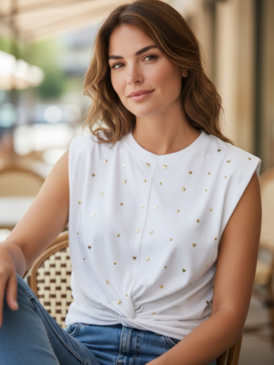 Camiseta nudo destellos ANIMOSA