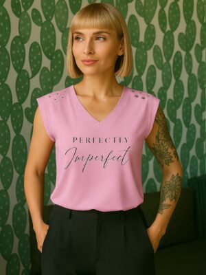 Camiseta IMPERFECT rosa