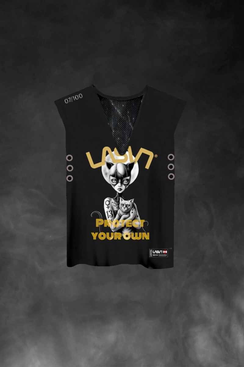 camiseta-de-mujer-lasal-protect-negro